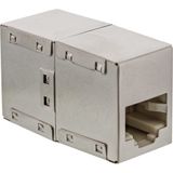 InLine 69990 RJ45 female naar RJ-45 female adapter, zilver