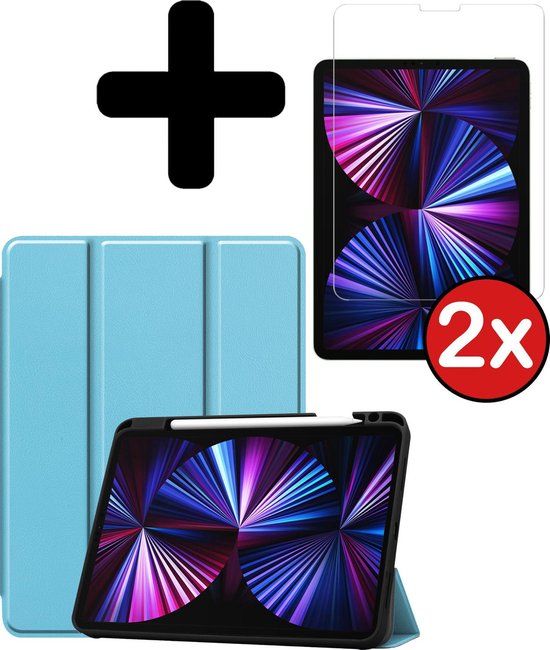 BTH Book Case for iPad Pro 11" (2021) - Light Blue