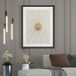 Soleil Boho Affiche / Poster - 30x40 Cm - Bordure Noire