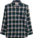 Superdry - Geruit flanellen boyfriend overhemd - Dames - Groen - Maat 8