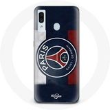 Maniacase Hoesje voor Samsung Galaxy A40 Paris Saint Germain PSG Logo