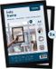 Europel wissellijst zelfklevend – Posterlijst – Magnetisch frame – A4 – 21 x 29,7 cm – Set van 2 stuks – Zwart