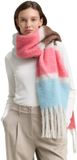 Tom Tailor Sjaal pink blue stripe design