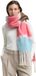Tom Tailor Sjaal pink blue stripe design