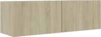 vidaXL Tv-meubel Sonoma eik 100 x 30 x 30 cm Gelamineerd hout