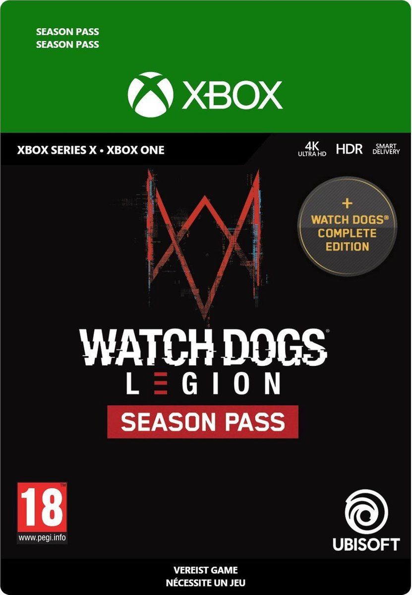 Ubisoft Watch Dogs Legion: Season Pass - Download Code