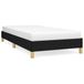 VidaXL Cadre de lit sans matelas, noir, 80x200 cm, tissu