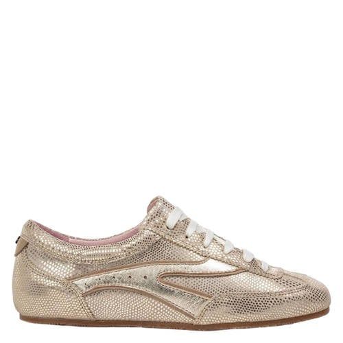 Floris van Bommel suède sneakers goud