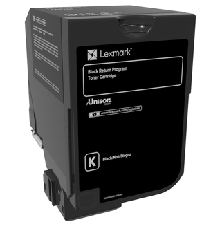 Lexmark 74C20K0 Zwart Tonercartridge