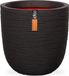 Capi Europe Bloempot Bol Rib NL - 55x53 cm - Zwart