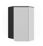 Vicco Karen Hoekwandkast – 60 x 75 cm met deur Antraciet/wit