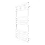MonsterShop Platte paneel handdoekradiator - wit - 1200x600mm - 12 panelen