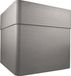 EDA Carel Jardinière carrée 40 cm avec roulettes – 26 L – Double paroi – Taupe mat