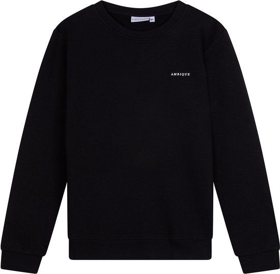 AMBIQUE Sweater Kris Black 101 maat 140