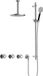 Hotbath Cobber CW7067 Inbouw Regendoucheset Chroom