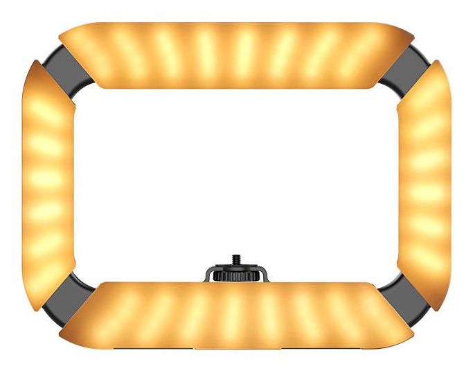 Ulanzi U200 Ringlamp Video Rig - met telefoonhouder en ingebouwde powerbank - Zwart