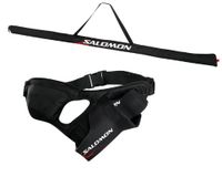 Salomon Uni Skisack + schoentas Nordic, zwart/wit, 40 x 47 x 6 cm, L10258500