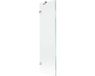 Mexen Lunar badwand 1-delig 50 x 150 cm transparant chroom