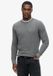 Superdry Trui Textured Crew Knit Jumper M6110567a Storm Grey Heather Mannen Maat - XXL