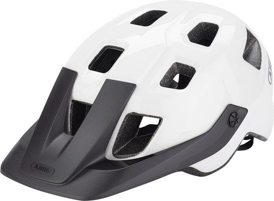 Abus MoTrip MTB Helm - Shiny White - M - Unisex