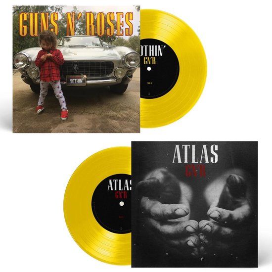 Nothin'/Atlas Guns n' Roses - Nothin' / Atlas (7" Vinyl, Canary Yellow Vinyl)