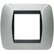 Legrand afdekraam aluminium L4802AL