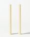 HEMA Bougies De Table ⌀2,2 X 25 Cm Nervurées Jaune Clair - 2 Pièces