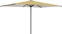 vidaXL Parasol Rectangular 2 x 3 m Polyester Yellow and White