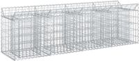 vidaXL bac à jardinière surélevé 200 x 50 x 60 cm acier galvanisé