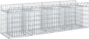 vidaXL bac à jardinière surélevé 200 x 50 x 60 cm acier galvanisé