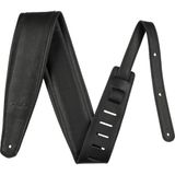 Fender 3.5" Premium lederen band, zwart