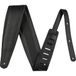 Fender 3.5" Premium lederen band, zwart