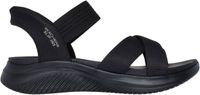 Skechers ULTRA FLEX 3.0 SANDAL - NEVER Dames Sandalen - Zwart