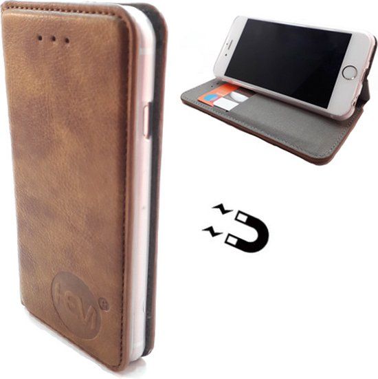 HEM Book Case for Apple iPhone 12 / 12 Pro - Bronzed Brown - Leather Wallet Case