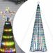 vidaXL LED-kerstboom - 1028 LEDs - Kleurrijk - 403 cm