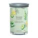 Yankee Candle Signature Green Glass Cylinder Candle 14.9cm
