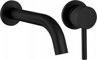 REA Lungo Black + Box - Inbouw Wastafelkraan - Mat Zwart