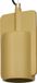 Osram Decor Mold decoratieve hanglamp met gegoten betonnen lampenkap, 225 mm, met E27 fitting, IP20, goud