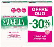 Saugella Cotton Touch Set van 2 x 40 Inlegkruisjes