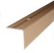 Merkloos Anodized Aluminium Stair Nosing - Light Bronze - 100 cm