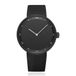 LGT JWLS Herenhorloge met Zwarte Wijzerplaat, Zwarte Behuizing en Lederen Band