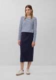 s.Oliver Zachte scuba midirok met split navy