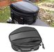 Bol Sacoche de selle de moto - Sac de bagages - Conduite de moto - Cuir PU imperméable - 10 litres - Noir