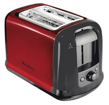 Moulinex Subitor 2-Slice Toaster - 850W - Black/Red