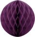 Merkloos Boules en papier - aubergine paars - 10 cm - décoration de Noël pour sapin de Noël