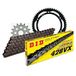 Kettingset DID Kettingset staal 428VX / 134 klinkslot voor Yamaha DT X RE 125 cc Bj. 2004-2013