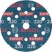 Bosch 50x EXPERT O780 Folieschuurschijf, 125 mm, Korrel 320