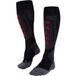 FALKE SK5 warm dun wol functioneel materiaal skisokken dames zwart - maat 41-42