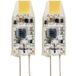 Sygonix SY-6442038 LED-lamp Energielabel F (A - G) G4 1 W = 10 W Warmwit (Ø x l) 10 mm x 30 mm 2 stuk(s)