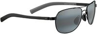 Maui Jim Hiwahiwa Gepolariseerde vlinderzonnebril voor dames, glanzend transparant antiek roze/Maui Rose® gepolariseerd, medium pasvorm